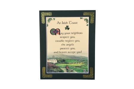 An Irish Toast - May your neighbors - 8x10 Matted