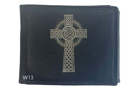 Celtic Cross Wallet - Black