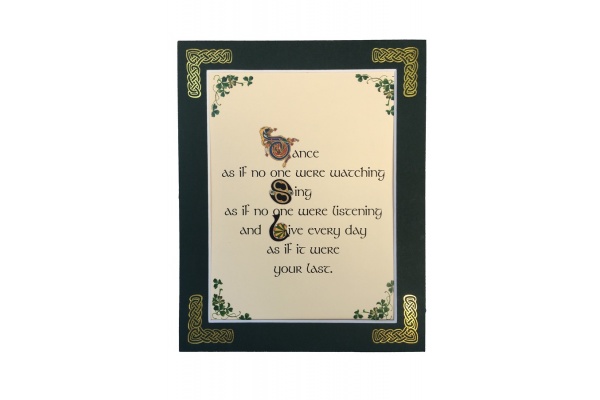 Dance Sing Live - 8x10 Matted