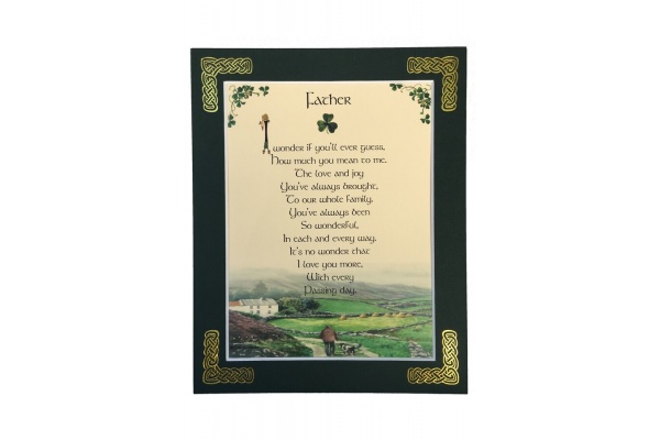 Father - I wonder if you'll ever guess - 8x10 Matted