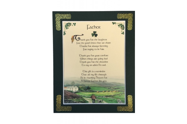 Father - Thank you for the laughter - 8x10 Matted