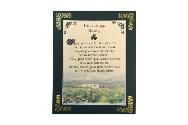 Irish Cottage Blessing - 8x10 Matted