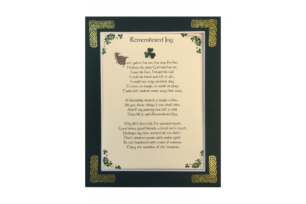 Remembered Joy - 8x10 Matted