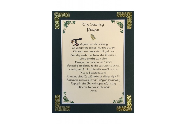 Serenity Prayer - Long Version - 8x10 Matted