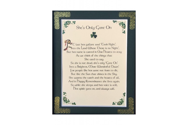 She's Only Gone On - 8x10 Matted