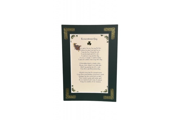 /Irish-Blessings/5x7-Matted/Remembered-Joy