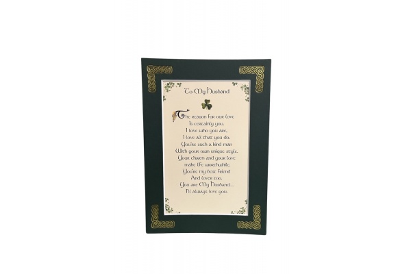 To My Husband - 5x7 Matted 