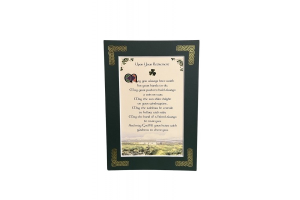 /Irish-Blessings/5x7-Matted/Upon-Your-Retirement