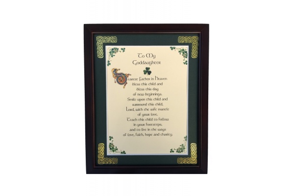 /Irish-Blessings/8x10-Framed/To-My-Goddaughter