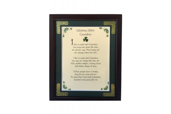 /Irish-Blessings/8x10-Framed/Walking-With-Grandma