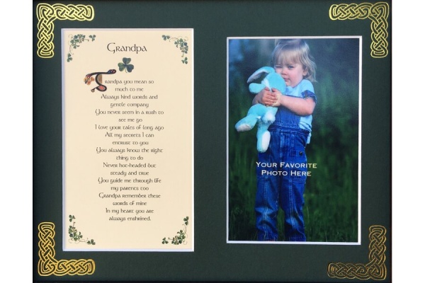 Grandpa - 8x10 Matted Photo Verse