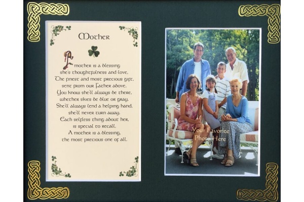 Mother - A Mother is a blessing - 8x10 Matted Photo Verse