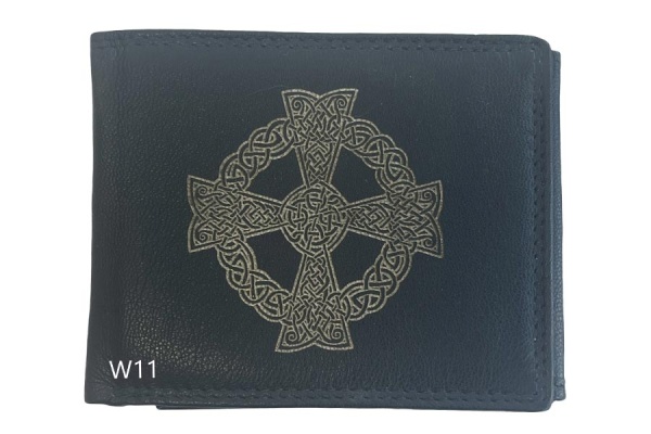 Celtic Cross Wallet - Black