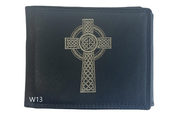 Celtic Cross Wallet - Black