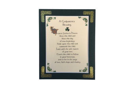 A Godparent's Prayer - Dearest Father in Heaven - 8x10 Matted