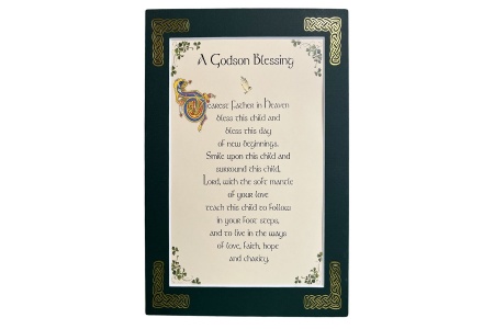 A Godson Blessing - 8x10 Matted