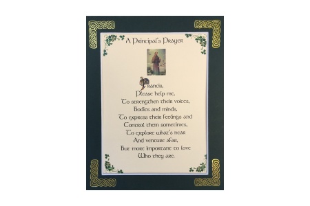 A Principal's Prayer - 8x10 Matted