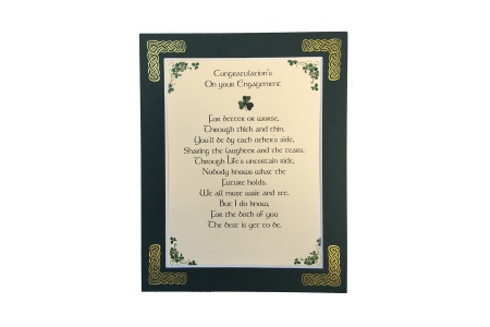 Congratulations On Your Engagement - 8x10 Matted