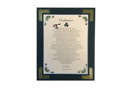 Desiderata - 8x10 Matted