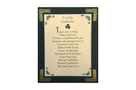 A Godfather's prayer - 8x10 Matted