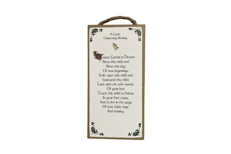 A Gaelic Christen Blessing - 5x10 Wooden Plaque