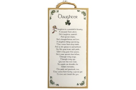 Daughter - 5x10 Wooden Plaque