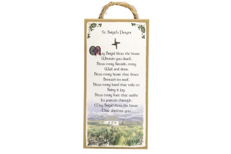 St. Brigid's Prayer - 5x10 Wooden Plaque