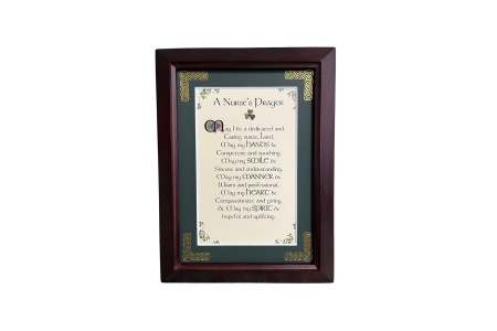 A Nurse's Prayer - 5x7 Framed Blessing