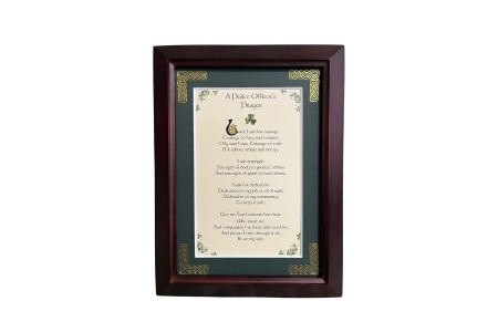 A Police Officer's Prayer - 5x7 Framed Blessing