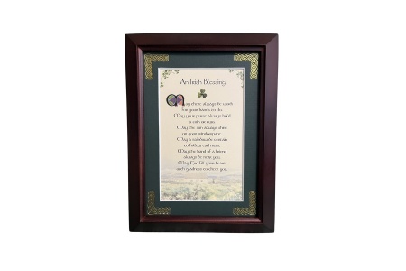 Irish Blessing - May There Always Be - 5x7 Framed