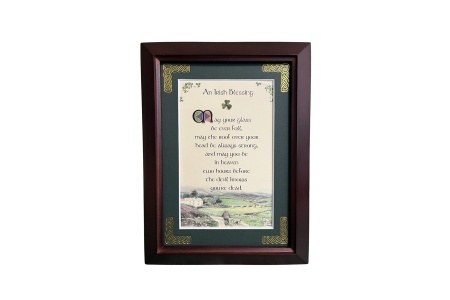 An Irish Blessing - May your glass be ever full