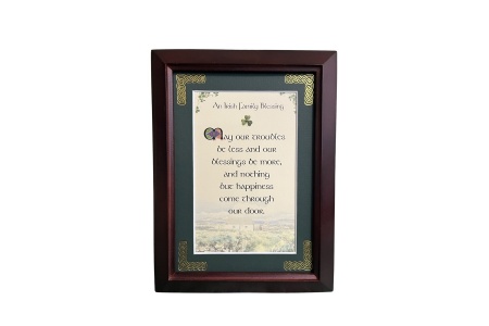 Irish Family Blessing - 5x7 Framed