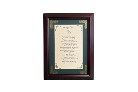 Babys Eyes - 5x7 Framed Blessing