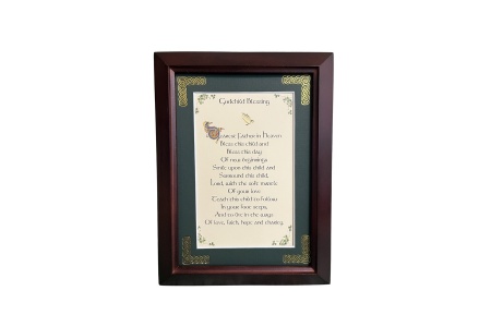 Godchild Blessing - 5x7 Framed Blessing