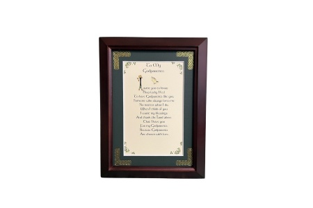 To My Godparents - 5x7 Framed