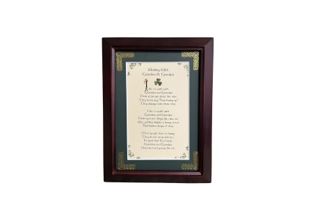 Walking with Grandma and Grandpa - 5x7 Framed Blessing