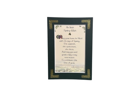 An Irish Spring Wish - May your home be filled - 5x7 Matted 
