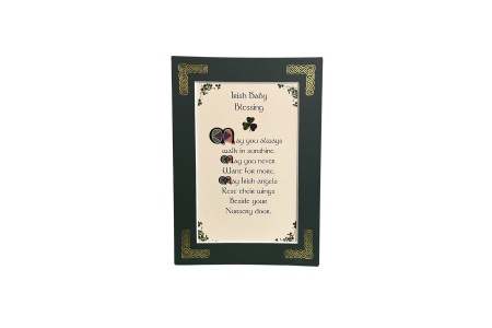 /Irish-Blessings/5x7-Matted/Irish-Baby-Blessing---May-you-always-walk-in-sunshine