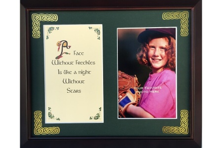 /Irish-Blessings/8x10-Framed-Photo-Verse/A-Face-Without-Freckles