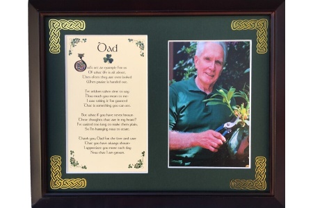 /Irish-Blessings/8x10-Framed-Photo-Verse/Dad---Dads-Set-An-Example