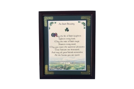 /Irish-Blessings/8x10-Framed/Irish-Blessing---May-The-Lilt-of-Irish-Laughter
