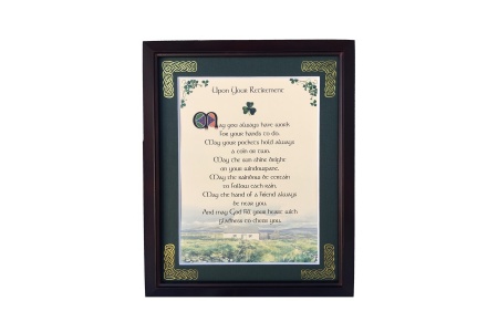/Irish-Blessings/8x10-Framed/Retirement---Upon-Your-Retirement