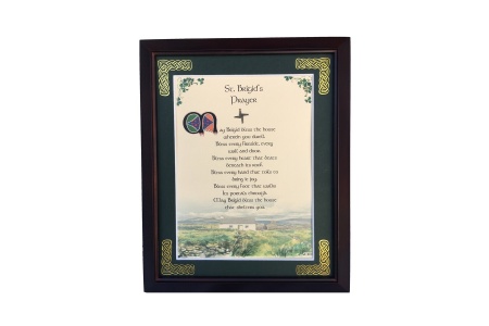 St. Brigid's Prayer - 8x10 Framed