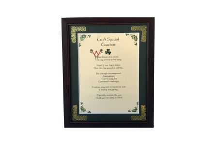 /Irish-Blessings/8x10-Framed/Teacher---To-A-Special-Teacher