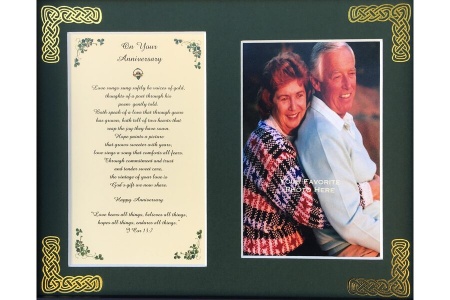Anniversary - On your anniversary - 8x10 Matted Photo Verse