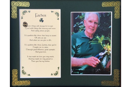 Father - Some things will always be - 8x10 Matted Photo Verse