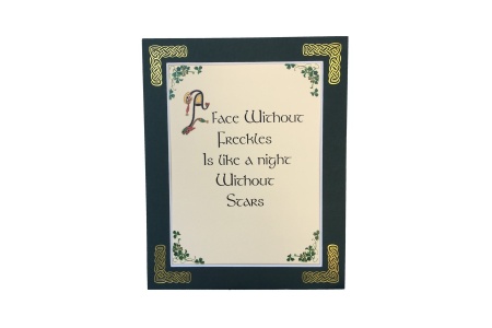 A Face Without Freckles - 8x10 Matted