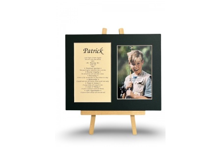 Boys 200 SET - First Name Origin & Meaning 8x10 Matted PHOTO Prints