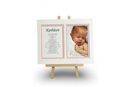 8x10 Baby Photo First Name Meaning (Girl)