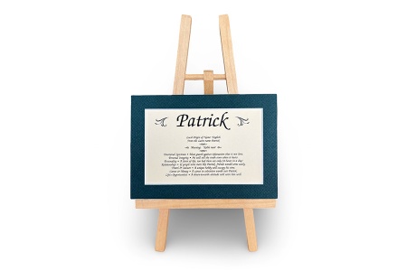 Boys 200 SET - First Name Origin & Meaning 5x7 Matted Print